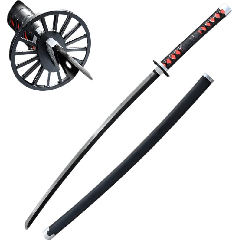 Metal Slayer Fantasy Carbon Steel Sword Tanjiro
