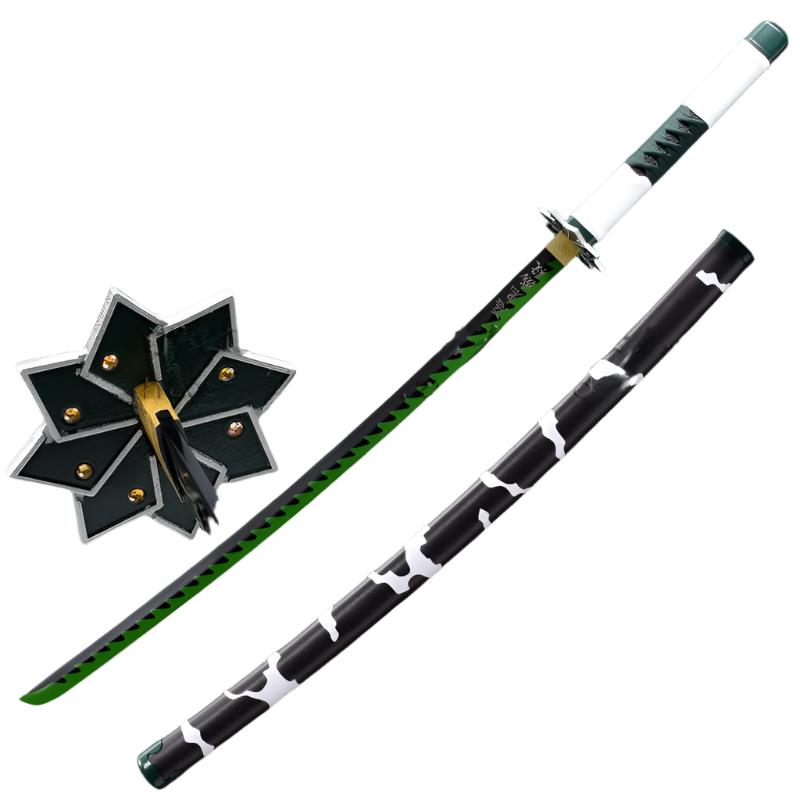 SANEMI SHINAZUGAWA'S GREEN NICHIRIN KATANA (SANEMI SWORD)