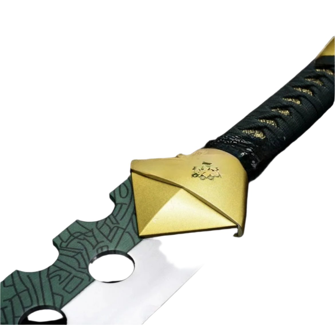 Meliodas' Demon Sword Lostvayne Green and Silver Blade
