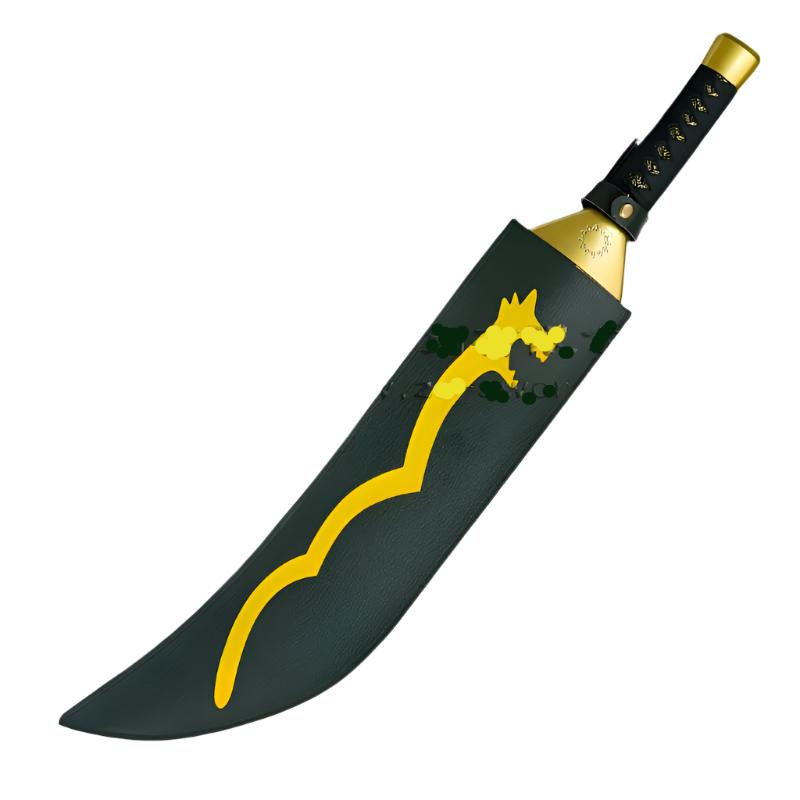 Meliodas' Demon Sword Lostvayne Green and Silver Blade