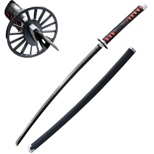 Metal Slayer Fantasy Carbon Steel Sword Tanjiro
