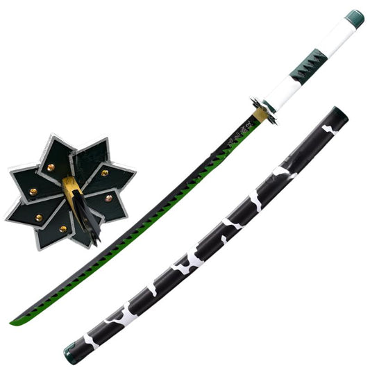 SANEMI SHINAZUGAWA'S GREEN NICHIRIN KATANA (SANEMI SWORD)