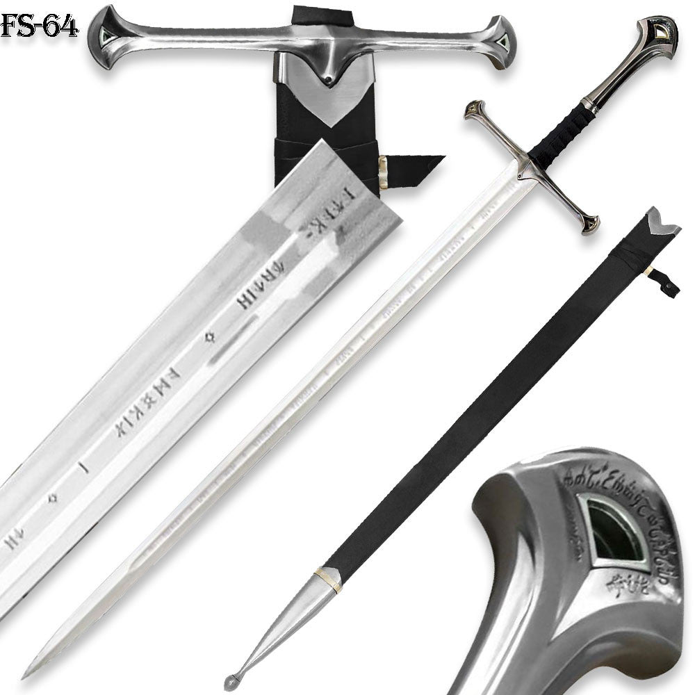 LOTR Anduril Narsil Sword Reforged Medieval Sword