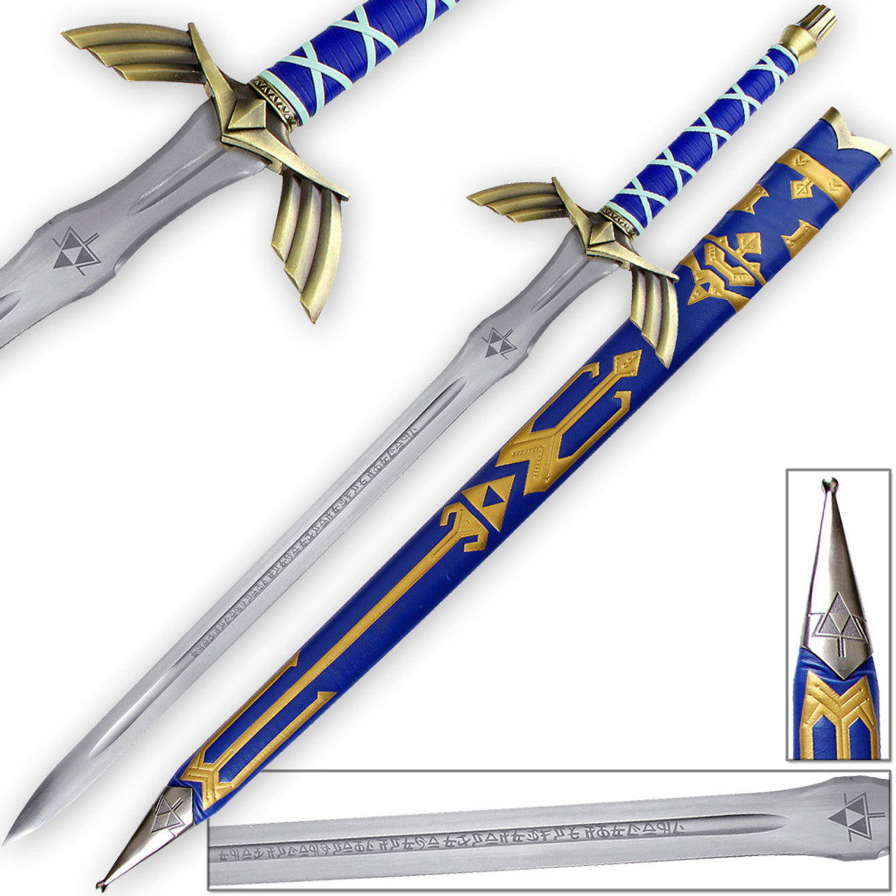 Legend of Zelda FULL TANG Master Sword Skyward Limited Edition Deluxe Replica (NOT SHARP)