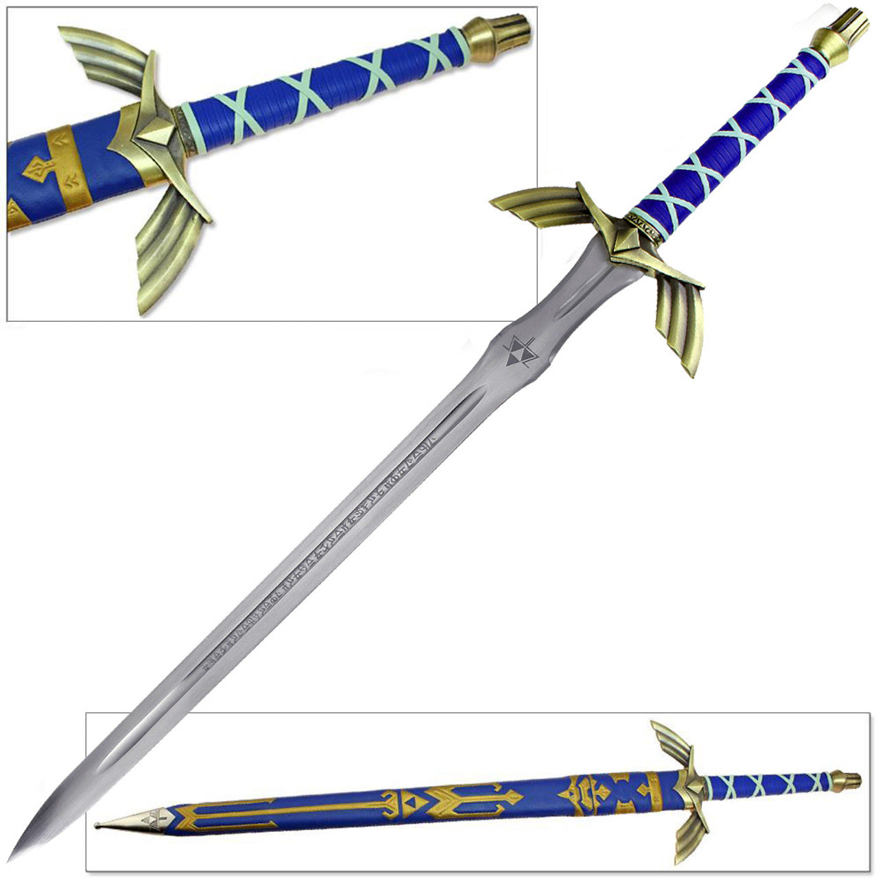 Legend of Zelda FULL TANG Master Sword Skyward Limited Edition Deluxe Replica (NOT SHARP)