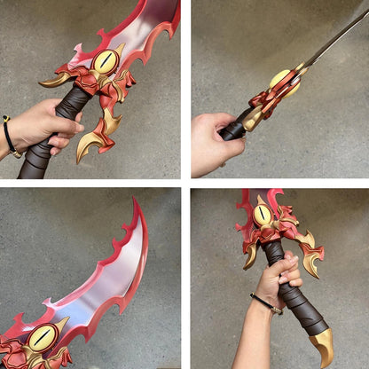 Baran's Sword from Solo Leveling Eye Version - 25" Stainless Steel Anime Replica with Display Stand