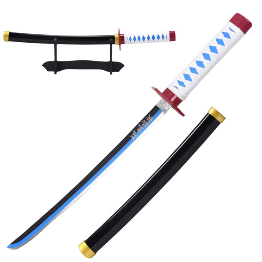 GIYU TOMIOKA'S BLUE NICHIRIN MINIATURE KATANA (GIYU SWORD)
