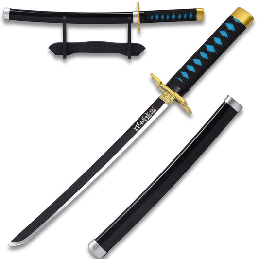 Demon Slayer - 16.5 Muichiro Tokito Nichirin Sword Katana Metal Not sharp