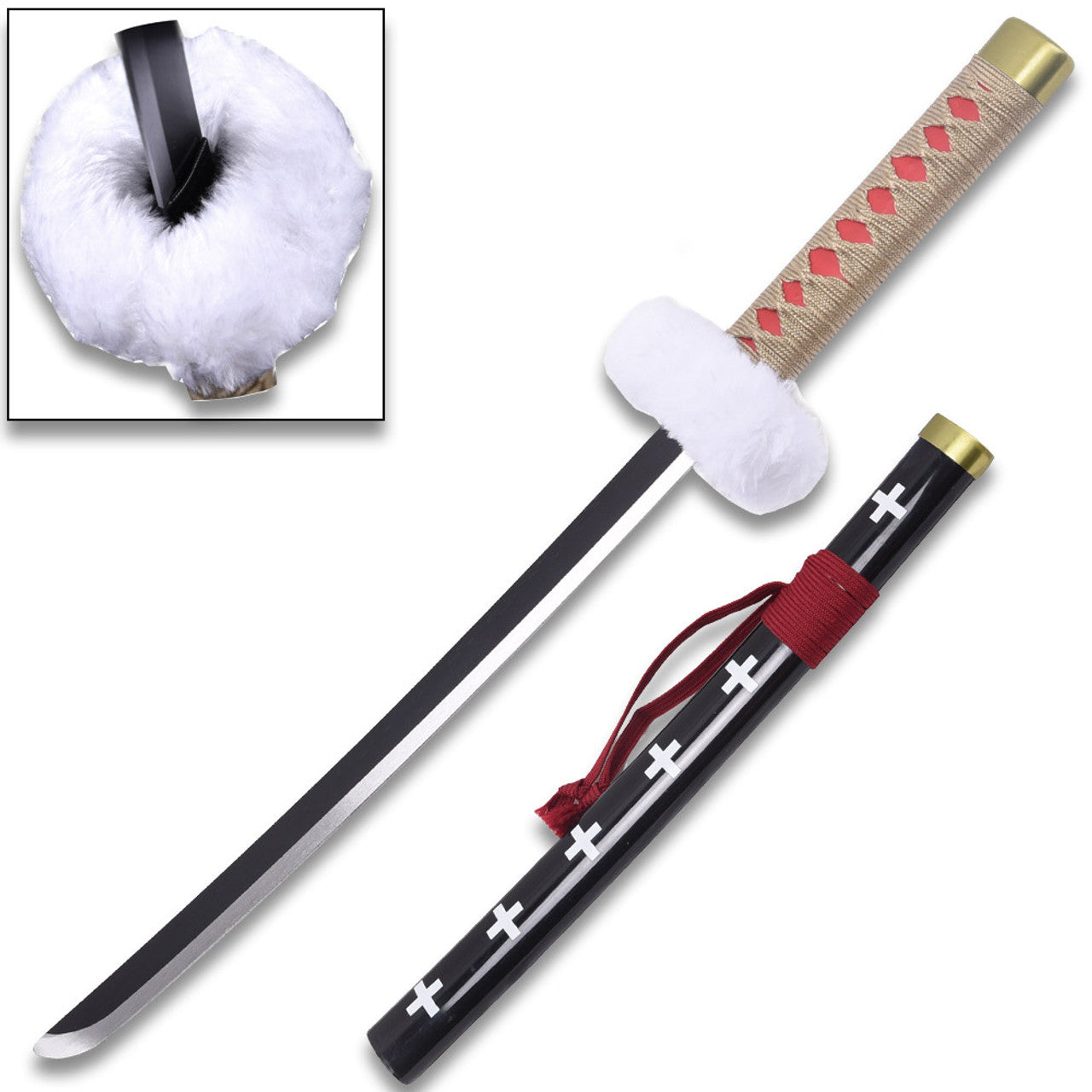 One Piece Anime Surgeon of Death Doctor Trafalgar Law Sword Steel 16.5 Inches