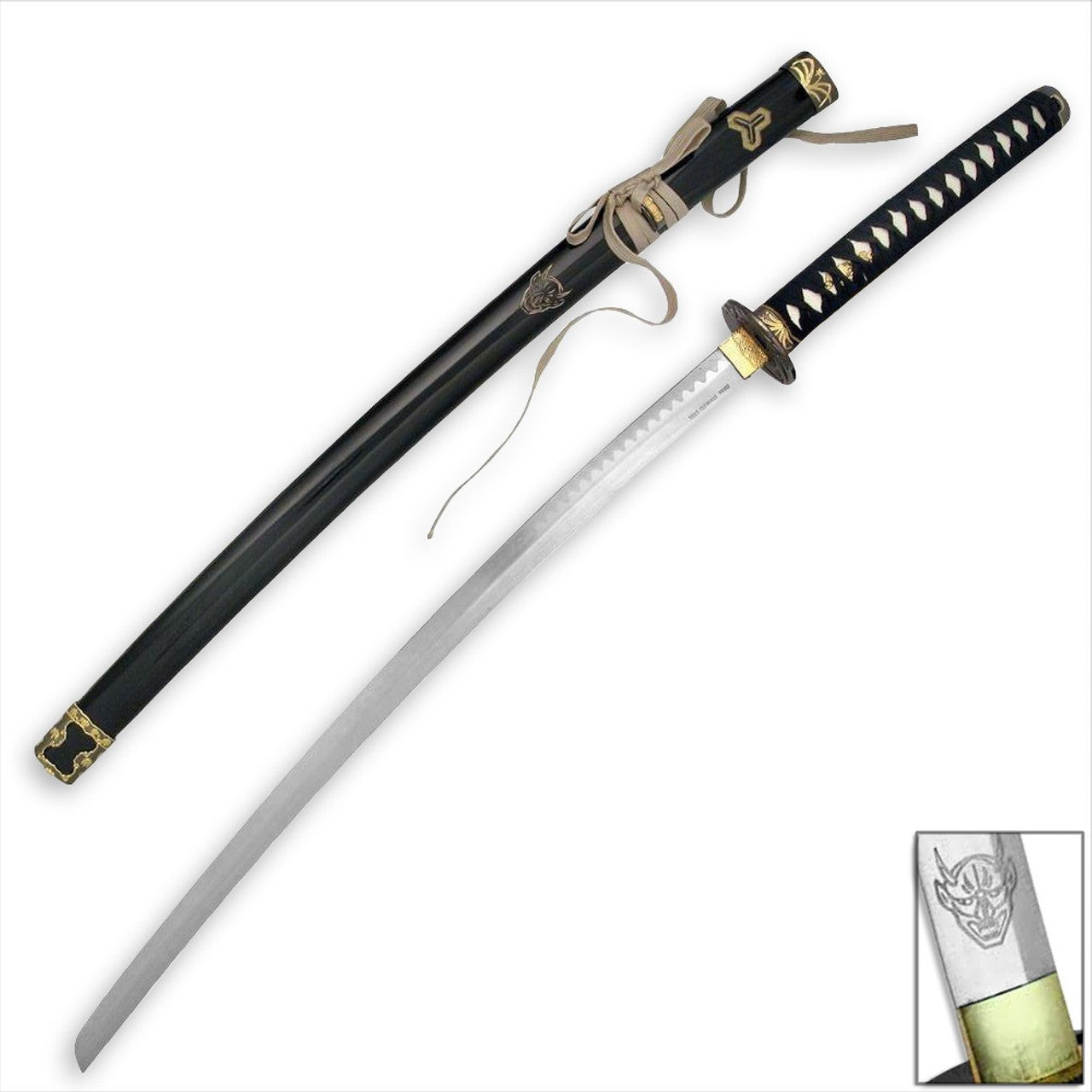 Kill Bill DEMON Sword Bill's Replica Steel Blade Japanese Samurai Display Katana