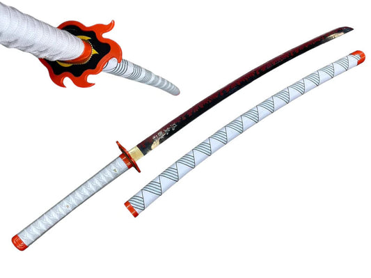Metal Slayer Fantasy Carbon Steel Sword Rengoku
